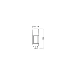 Osram Dulux-D LED 5.5W 640lm - 830 Varm Vit | 2-Stift - Ersättare 13W