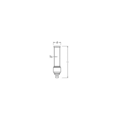 Osram Dulux-D LED 5W 540lm - 830 Varm Vit | 2-Stift - Ersättare 10W