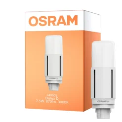 Osram Dulux-D LED 7.5W 870lm - 830 Varm Vit | 2-Stift - Ersättare 18W