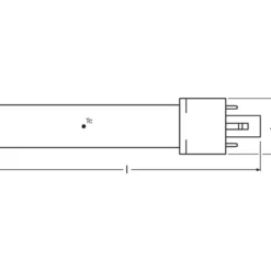 Osram Dulux-S LED 3.5W 360lm - 830 Varm Vit | 2-Stift - Ersättare 7W