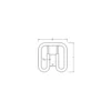 Osram Dulux-SQ LED 7W 720lm - 830 Varm Vit | 2-Stift - Ersättare 16W
