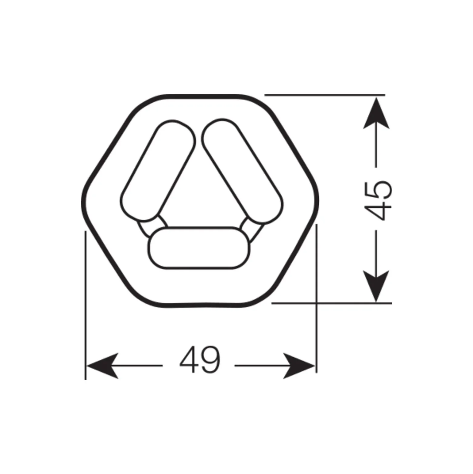 Osram Dulux T/E Plus 42W 830 | Varm Vit - 4-Stift