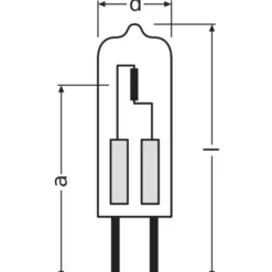 Osram Halogen G4 Capsule Halostar 10 W