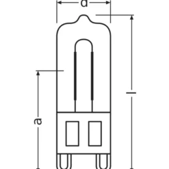 Osram Halogen G9 HaloPin Eco Pro 20W