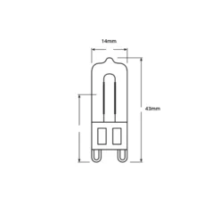 Osram Halogen G9 HaloPin Ugn 40W