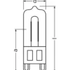 Osram Halogen G9 HaloPin Ugn 25W