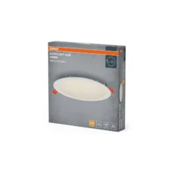 Osram LED Downlight Recess Slim Vit 22W 2000lm 110D - 830 Varm Vit | Utskärning 200mm - IP20