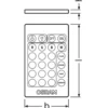 Osram LED E14 Kronljus Matt 5W 250lm - 827 Extra Varm Vit | RGBW - Dimbar - Fjärrkontroll - Ersättare 40W