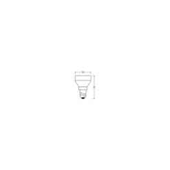 Osram LED Platt Lamp E14 Special Matt 3.5W 300lm - 840 Kallvit | Ersättare 25W