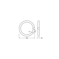 Osram LED Rör T9 Cirkulär (EM/Mains) 18.3W 2200lm - 840 Kallvit | Ersättare 32W