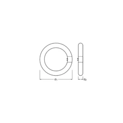 Osram LED Rör T9 Cirkulär (EM/Mains) 11W 1320lm - 865 Dagsljus | Ersättare 22W