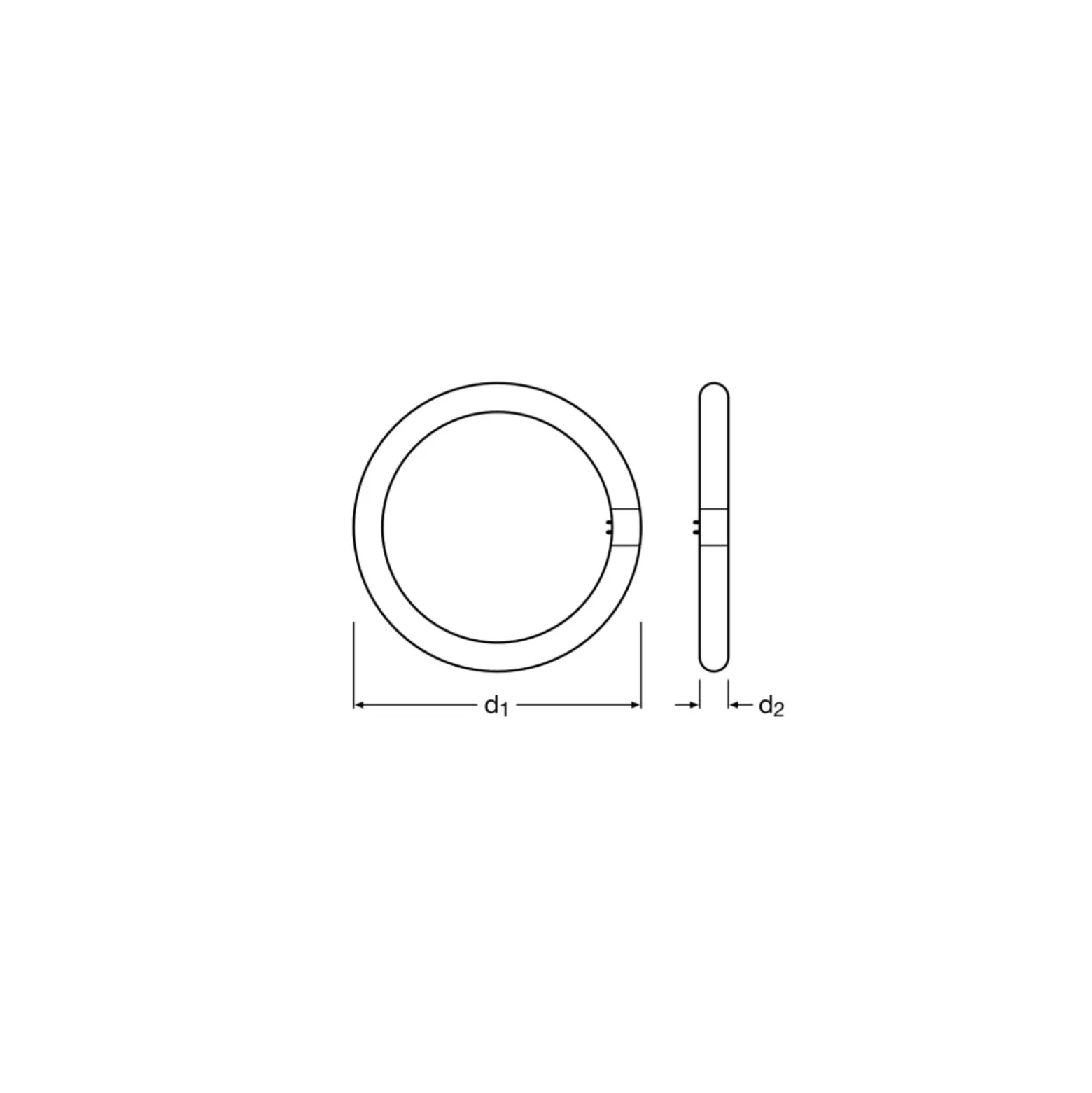 Osram LED Rör T9 Cirkulär (EM/Mains) 18.3W 2200lm - 865 Dagsljus | Ersättare 32W