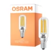 Osram LED Special E14 Tubular Lampa T26 Filament Klar 6.5W 730lm - 827 Extra Varm Vit | Dimbar - Ersättare 55W