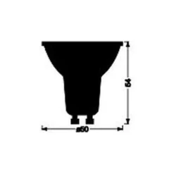 Osram LED Spot GU10 PAR16 Smart+ 4.7W 350lm 45D - 827 Extra Varm Vit | Zigbee Dimbar - Ersättare 35W