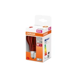 Osram LED Star Classic Decor E27 Päron Filament Matt 2.5W 45lm - Röd | Ersättare 7W
