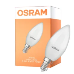 Osram LED Star Classic E14 Kronljus Matt 7.5W 806lm - 840 Kallvit | Ersättare 60W