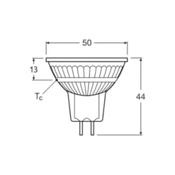 Osram LED Superstar Plus Reflektor Spot GU5.3 MR16 6,8W 621lm 36D - 940 Kallvit | Bästa Färgåtergivning - Dimbar - Ersättare 50W