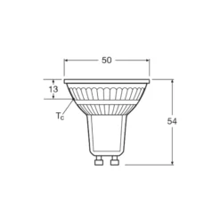 Osram LED Superstar Reflektor Spot GU10 PAR16 3.7W 230lm 36D - 927 Extra Varm Vit | Bästa Färgåtergivning - Dimbar - Ersättare 35W