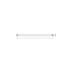 Osram Lumilux T5 Short EL T5 8W - 840 Kallvit| 29cm