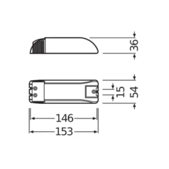 Osram Mouse HTM Transformator 150VA - 12V | Halogen/LED - Dimbar