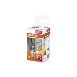 Osram Parathom Classic LED E14 boll Filament Klar 4W 470lm - 827 Extra Varm Vit | 3 Step Dim - Ersättare 40W