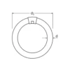 Osram T9 Lumilux Circline 32W - 840 Kallvit | 30cm