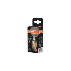 Osram Vintage 1906 LED Classic Slim E14 Kronljus Filament Klar 3.1W 300lm - 927 Extra Varm Vit | Bästa Färgåtergivning - Dimbar - Ersättare 25W