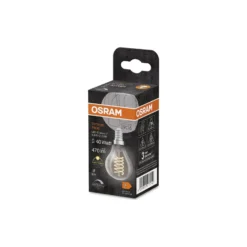 Osram Vintage 1906 LED Classic Slim E14 Päron Filament Klar 4.8W 470lm - 827 Extra Varm Vit | Dimbar - Ersättare 40W