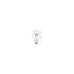 Osram Vintage 1906 LED Classic Slim E27 Päron Filament Klar 4.8W 470lm - 827 Extra Varm Vit | Dimbar - Ersättare 40W