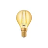 Osram Vintage 1906 LED E14 boll Filament Guld 2.5W 220lm - 824 Extra Varm Vit | Ersättare 25W