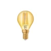 Osram Vintage 1906 LED E14 boll Filament Guld 4W 420lm - 825 Extra Varm Vit | Ersättare 35W