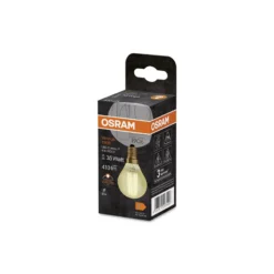 Osram Vintage 1906 LED E14 boll Filament Guld 4W 420lm - 825 Extra Varm Vit | Ersättare 35W