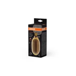 Osram Vintage 1906 LED E27 Globe Filament Guld 100mm 4W 220lm - 818 Extra Varm Vit | Dimbar - Ersättare 60W