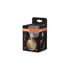 Osram Vintage 1906 LED E27 Globe Filament Heart Guld 8W 806lm - 922 Extra Varm Vit | Bästa Färgåtergivning - Dimbar - Ersättare 60W