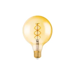 Osram Vintage 1906 LED E27 Globe Filament Guld 125mm 5W 250lm - 820 Extra Varm Vit | Ersättare 25W