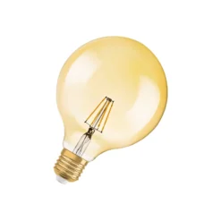 Osram Vintage 1906 LED E27 Globe Filament Guld 125mm 7W 650lm - 824 Extra Varm Vit | Ersättare 40W