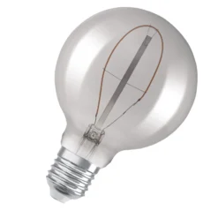 Osram Vintage 1906 LED E27 Globe Filament Smokey 95mm 3.4W 100lm - 818 Extra Warm White