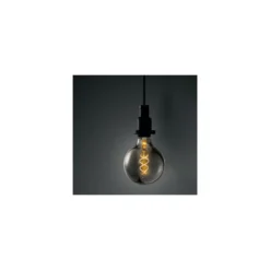 Osram Vintage 1906 LED E27 Globe Filament Smoke 125mm 5W 140lm - 818 Extra Varm Vit | Ersättare 15W