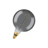 Osram Vintage 1906 LED E27 Globe Filament Smoke 200mm 5W 110lm - 818 Extra Varm Vit | Dimbar - Ersättare 25W