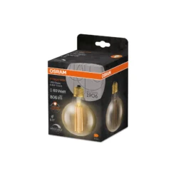 Osram Vintage 1906 LED E27 Globe Filament Gold 95mm 8.8W 806lm - 822 Extra Warm White | Dimmable