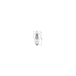Osram Vintage 1906 LED E27 Päron Filament Guld 7.5W 865lm - 825 Extra Varm Vit | Ersättare 60W