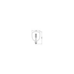 Osram Vintage 1906 LED E27 Special Filament Smokey Clear 4.5W 150lm - 816 Extra Warm White | Dimmable