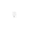 Osram Vintage 1906 LED E27 Special Filament Mirror Silver 4.8W 400lm - 827 Extra Warm White | Dimmable