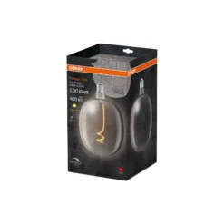 Osram Vintage 1906 LED E27 Special Filament Mirror Silver 4.8W 400lm - 827 Extra Warm White | Dimmable