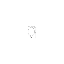 Osram Vintage 1906 LED E27 Special Filament Matt 7.3W 806lm - 827 Extra Varm Vit | Dimbar - Ersättare 60W