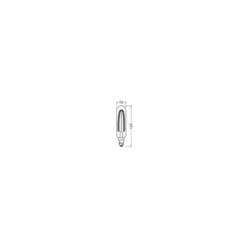 Osram Vintage 1906 LED Special Shapes E14 Tubular Ambar 4.8W 420lm - 822 Extra Varm Vit | Dimbar - Ersättare 40W