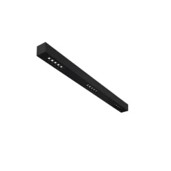 SLV Q-Line Wall/Taklampa Aluminium Svart 46W 2300lm - 940 Kallvit | Bästa Färgåtergivning - UGR<11 - Dimbar