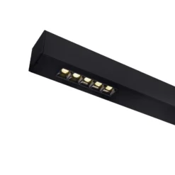 SLV Q-Line Wall/Taklampa Aluminium Svart 46W 2300lm - 940 Kallvit | Bästa Färgåtergivning - UGR<11 - Dimbar