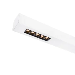 SLV Q-Line Wall/Taklampa Aluminium Vit 46W 2100lm - 930 Varm Vit | Bästa Färgåtergivning - UGR<11 - Dimbar