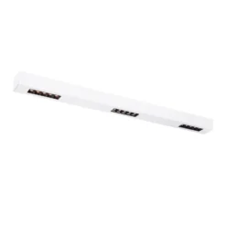 SLV Q-Line Wall/Taklampa Aluminium Vit 46W 2100lm - 930 Varm Vit | Bästa Färgåtergivning - UGR<11 - Dimbar